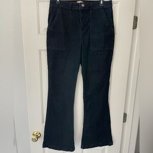 Knox Rose Dark Rinse Flare